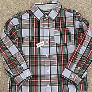 Crown & Ivy (Belk) plaid button down shirt, size 3T